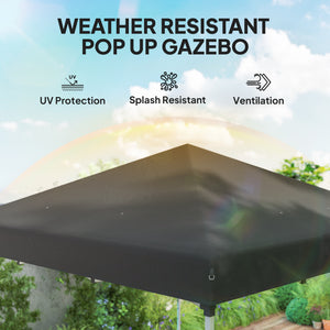 10' x 10' Pop Up Canopy with Sidewalls, Roller Bag, Height Adjustable Instant Tent for Outdoor, Garden – view 5