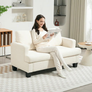 54.3" Loveseat Sofa, 2 Seater Sofa with Removable Cushions – view 14