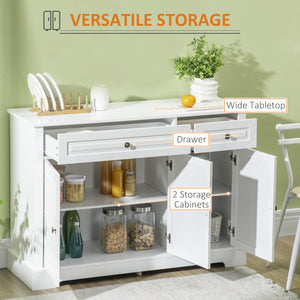 Modern Sideboard Cabinet, Buffet Cabinet with 2 Drawers and Adjustable Shelves – view 17