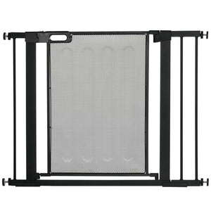 29.5"-32.3" Metal Pet Gate, w/ Auto Closing Door, Double Locking, Dog Gate for Doorways, Stairs, Hallways – view 8