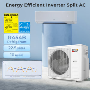 X-Pro 35000 BTU 3 Zone 22.5 SEER2 Mini Split AC with Heat Pump-9K + 9K + 9K view 7
