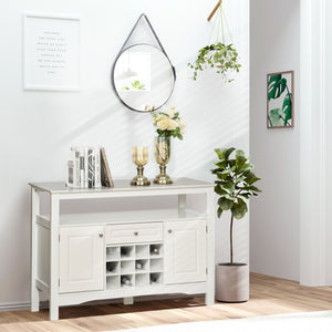 Modern Kitchen Buffet Bar Cabinet Storage Sideboard Dining Server with Drawer & 12-Bottle Wine Rack for – view 10