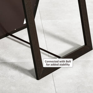 58" x 20" Full Length Mirror with Frame, Floor Standing Mirror, Rectangular Full Body Mirror for Bedroom – view 4