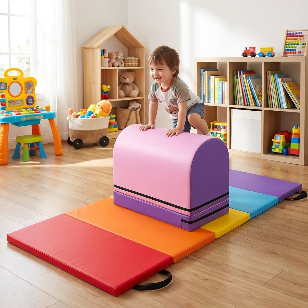 Yoga Set: Gymnastics Vaulting Box + Gymnastics Mat view 2
