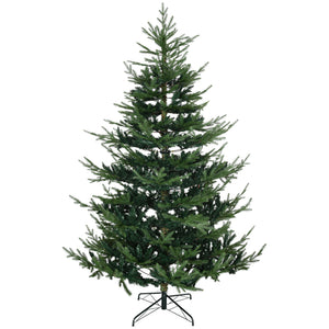 9ft Artificial Christmas Tree with Metal Base, Xmas Tree