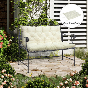 2 Seater Garden Bench Cushion, Soft Thick Outdoor Non-Slip 2 Seater Soft Pad With Backrest for Garden – view 13