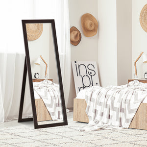 58" x 20" Full Length Mirror with Frame, Floor Standing Mirror, Rectangular Full Body Mirror for Bedroom – view 5