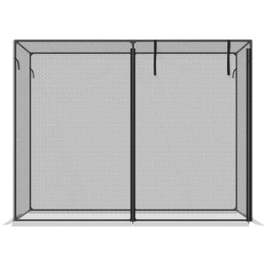 6.5 x 3.3ft Crop Cage, Garden Plant Protector with Single Zippered Door, Storage Bag and Ground Stakes – view 7