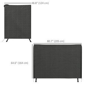 3-Seater Patio Swing Cover, Outdoor Garden Furniture Protection Hammock Glider Cover, 81" x 49" x 65" – view 9