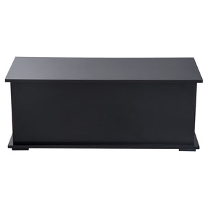 39.5" Storage Chest with 2 Safety Hinges, Storage Box Organizer with Flip-Top Lid, Entryway Storage Bench – view 6