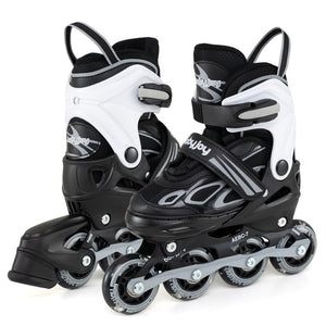Adjustable Kids' Incline Skates for Boys Girls Ages 5-14-Black view 4
