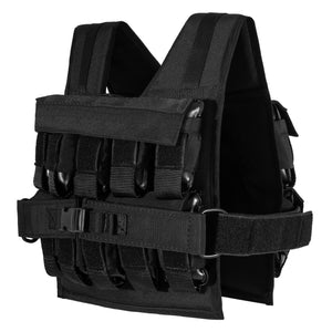 Adjustable Weighted Vest for Men and Women with Removable Iron Weights-44 lbs and L Size view 3