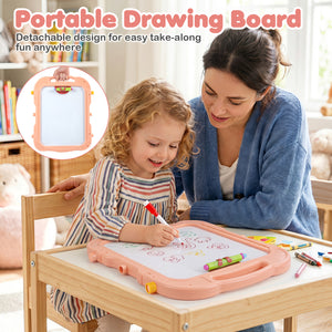 Art Easel for Kids with Adjustable Height-Pink view 8