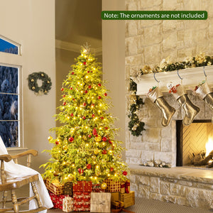 Artificial Christmas Tree with LED Lights and PVC Mixed Branch Tips-6 view 6