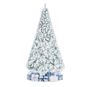 Artificial Snow-Flocked Christmas Tree with Branch Tips-M