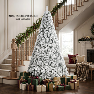 Artificial Snow-Flocked Christmas Tree with Branch Tips-M view 3