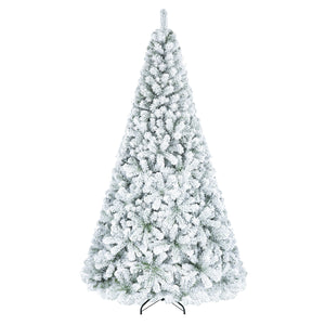 Artificial Snow-Flocked Christmas Tree with Branch Tips-M view 4