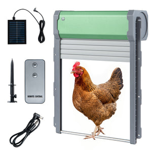 Automatic Chicken Coop Door with Remote Control and Light Sensor Timer view 3