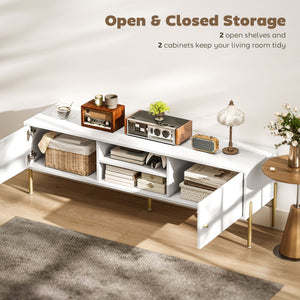 TV Stand for TVs up to 65", Entertainment Center with 2 Open Shelves – view 11