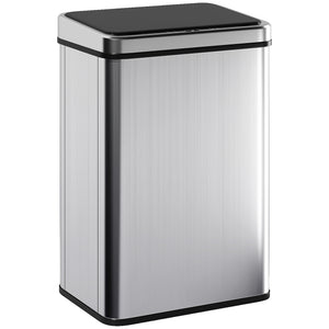 10.6 Gal (40 L) Automatic Garbage Can w/ Soft-Close Lid, Touchless Trash Can with Fingerprint Resistant Stainless Steel