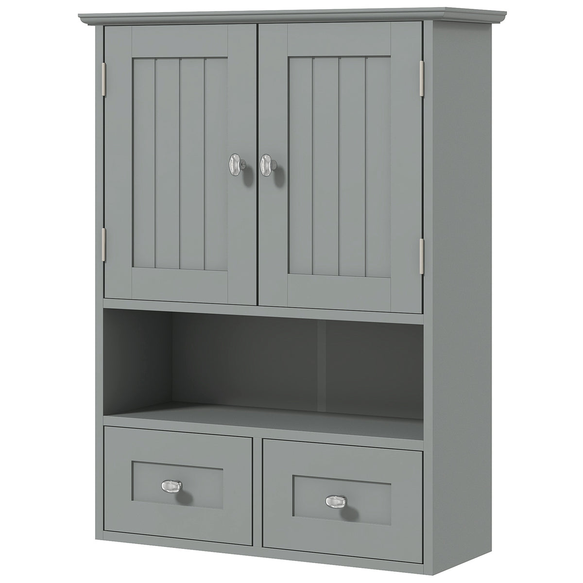 Bathroom Wall Cabinet, Medicine Cabinet, Over Toilet Storage Cabinet with Shelf and Drawers for Hallway – view 2