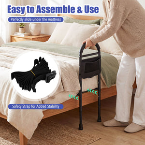 Bed Rails for Elderly Adults Safety Height Adjustable Bed Assist Railings view 8