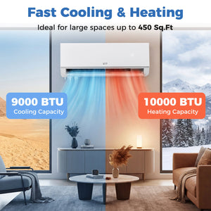 Blast Pro Series 9000 BTU 21 SEER2 208-230V Wifi Enabled Mini Split Air Conditioner and Heater view 5