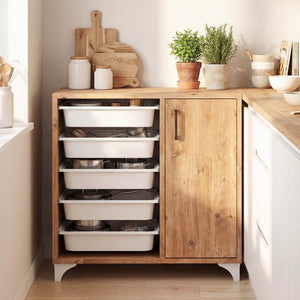 Buffet Cabinet Sideboard with Storage and Removable Drawers view 2