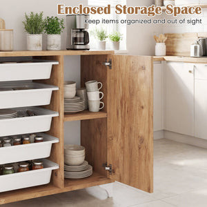 Buffet Cabinet Sideboard with Storage and Removable Drawers view 8
