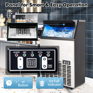 Portable Built-In Stainless Steel Commercial Ice Maker view 7