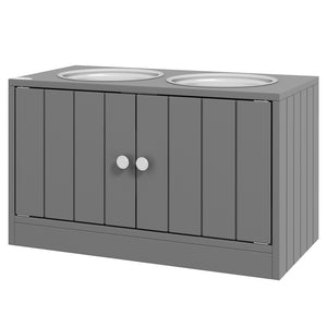Elevated Dog Bowls for Large Dogs Pet Feeding Station with Stand, Storage – view 8