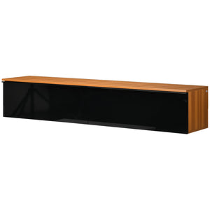 Wall Mounted TV Stand, Floating TV Cabinet with Storage, for TVs up to 70", High Gloss Effect