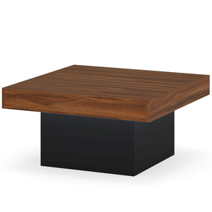 Coffee Table Accent Table with LED Lights and Dynamic Modes-Rustic Brown view 9