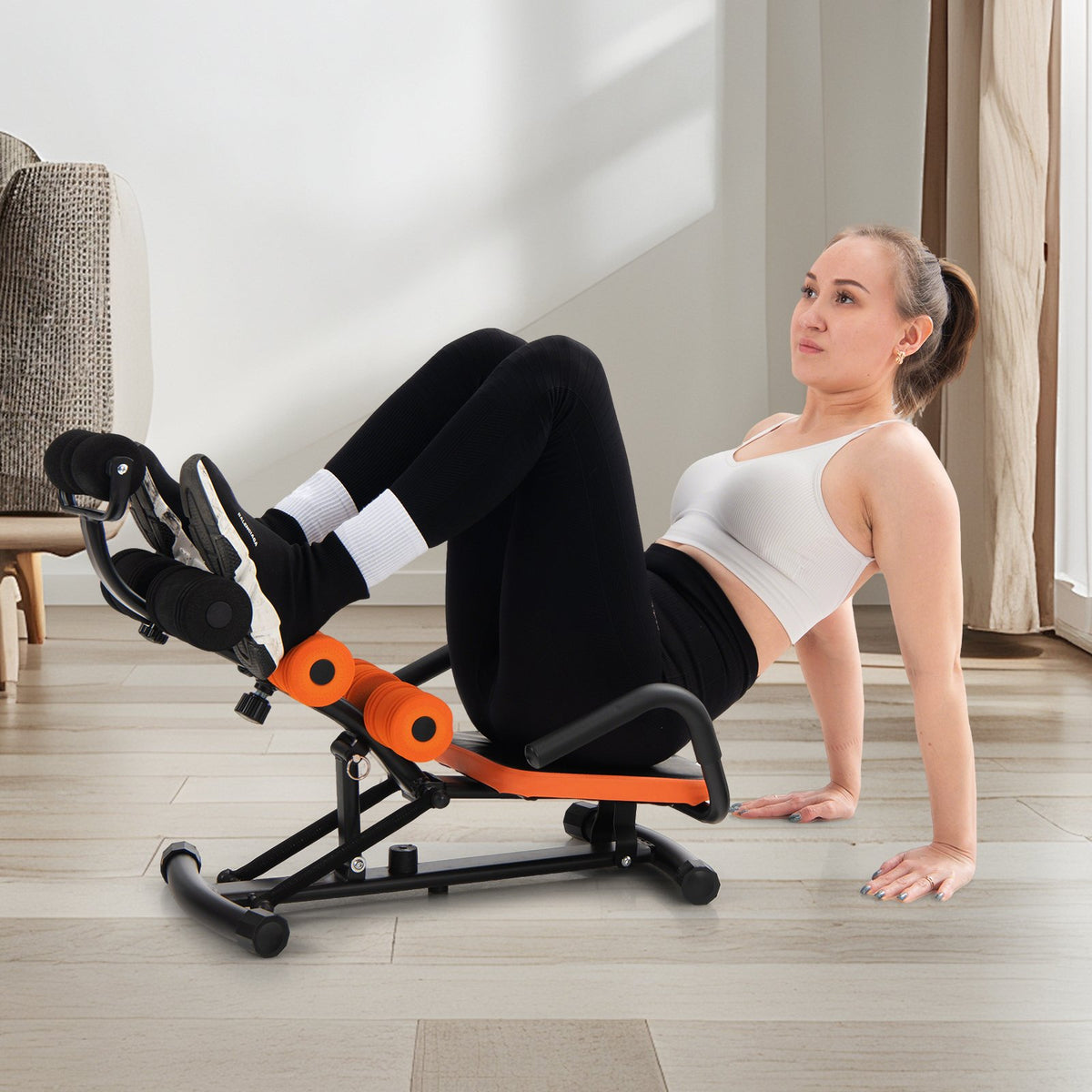 Core Fitness Abdominal Trainer Crunch Exercise Bench Machine view 2