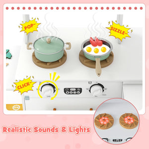Corner Kitchen with Lights and Sounds for Kids Ages 3+-White view 6