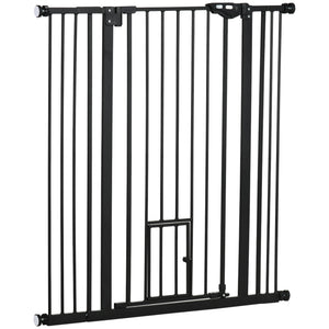 41" Easy Open Indoor Dog Gates for Doorways, House, Stair - Black – view 15