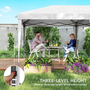 10' x 20' Outdoor Pop Up Canopy Tent Party Tent Instant Shelter W/ Carrying Bag, Blue – view 18