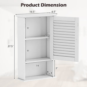 27.5 Inch H Wall Hanging Bathroom Storage Cabinet view 5