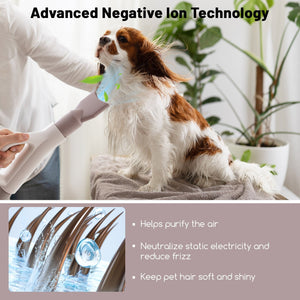 Dog Cat Hair Blower with Negative Ion Function and Adjustable Temperature view 5
