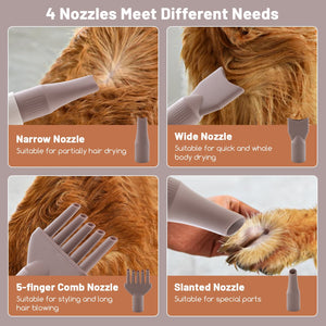 Dog Cat Hair Blower with Negative Ion Function and Adjustable Temperature view 6
