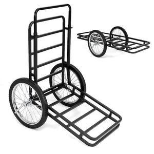 Double-Layer Deer Cart with 20 Inch Rubber Wheels view 4