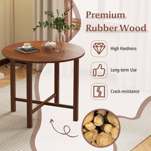 Dual Drop Leaf Dining Table for Small Spaces-Walnut view 6