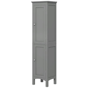 Tall Bathroom Cabinet, Freestanding Storage Organizer with Adjustable Shelves and Cupboards – view 8