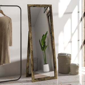 58" x 20" Full Length Mirror with Frame, Floor Standing Mirror, Rectangular Full Body Mirror for Bedroom – view 14