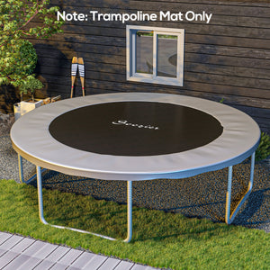 Soozier Trampoline Replacement Mat, Fits 14' Trampoline w/ 80 V-Hooks & 5.5" Springs (Spring & Frame not Included)