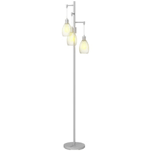 Industrial Floor Lamp with 3 Hanging Wire Lampshades, Dimmable Standing Lamp for Living Room, Bedroom – view 15