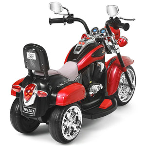 6V 3 Wheel Kids Motorcycle-Red view 7