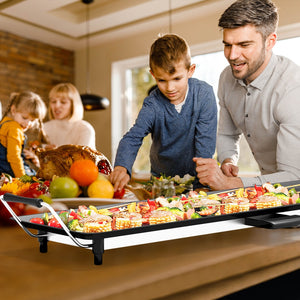 35 Inch Costway Electric Griddle Teppanyaki Grill with Adjustable Temperature view 2
