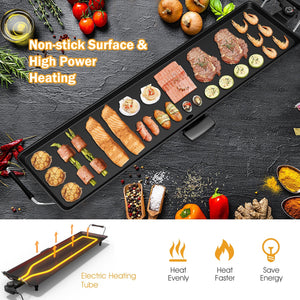 35 Inch Costway Electric Griddle Teppanyaki Grill with Adjustable Temperature view 8