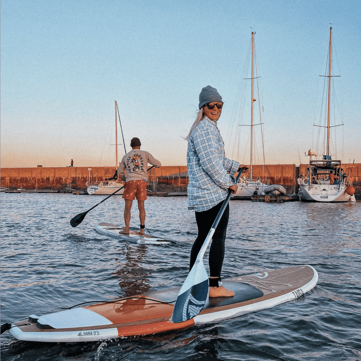 Elite Paddle, Carbon UD Pro White & Black, Racing SUP Paddle | Taiga Board